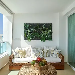 Playa Semi Privada, Piscina Infinita APT Lujo 3 HAB 8 PAX Сasa de vacaciones